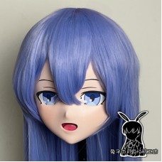 (RB349)Customize Full Head Quality Handmade Female/Girl Resin Japanese Anime Cartoon Character Kig Cosplay Kigurumi Mask